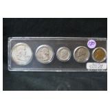 1952 Silver U.S. Coin Date Set