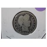 1902 Barber Silver Quarter