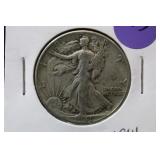 1941 Walking Liberty Silver Half Dollar