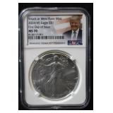 2024-W MS70 Donald J. Trump 1oz .999 Silver Eagle