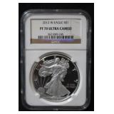 2012-W PF70 Ultra Cameo 1oz .999 Silver Eagle