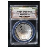 2014-P PR69 Baseball Hall of Fame Silver Dollar