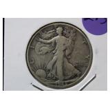 1945 Walking Liberty Silver Half Dollar