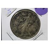 1942-S Walking Liberty Silver Half Dollar