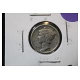 1929-D Mercury Silver Dime