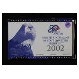 2002 U.S. Mint State Quarter Proof Set