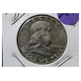 1962-D Franklin Silver Half Dollar