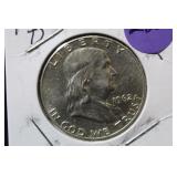 1962-D Franklin Silver Half Dollar