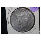 1922 U.S. Silver Peace Dollar