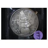1oz .999 Fine Silver Round