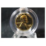 1943 Wheat Cent Steel Gold Plated