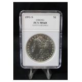 1891-S Certified Morgan Silver Dollar