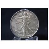 1944-D Uncirculated Walking Liberty Silver Half