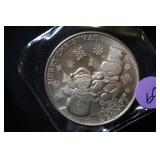 1oz .999 Fine Silver Round