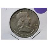 1963-D Franklin Silver Half Dollar