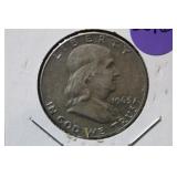 1963-D Franklin Silver Half Dollar