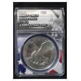 2021 MS70 Type 2 1oz .999 Silver Eagle Certified