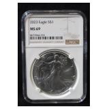 2023 Certified 1oz .999 Silver Eagle