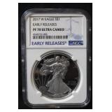 2017-W PF70 1oz .999 Silver Eagle