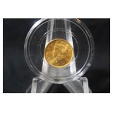 1852 $1 Liberty Head U.S. Pre-33 Gold Coin