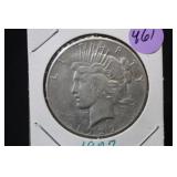 1927 U.S. Silver Peace Dollar
