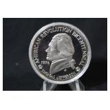 1oz .925 Silver American Revolution Medal