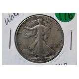 1940 Silver Walking Liberty Half-Dollar