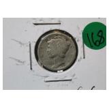 1917-D Silver Mercury Dime