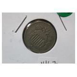 1866 U.S. Shield Nickle