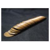 Roll of Lincoln Head Wheat Pennies