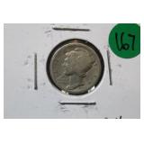 1917 Silver Mercury Dime