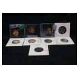 Lot of 6 Proof Jefferson Nickels and 3 Proof Cent