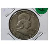 1951 Franklin Half Dollar