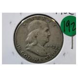 1952 Silver Franklin Half Dollar