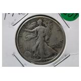 1943 Walking Liberty Silver Half Dollar