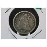 1875 Seated Liberty Quarter
