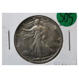 1943 Walking Liberty Silver Half Dollar