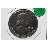 1962 Franklin Silver Half Dollar