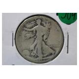1919-S Walking Liberty Silver Half Dollar