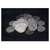 Lot of 27 Mixed Nickels