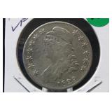 1829 Silver Capped Bust Half-Dollar