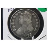 1823 Silver Capped Bust Half-Dollar