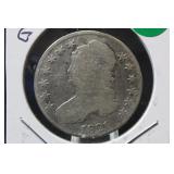 1821 Silver Capped Bust Half-Dollar