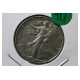 1943 D Walking Liberty Silver Half Dollar