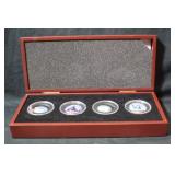 In Full Color 9/11 Half Dollar Set in Display