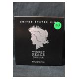 2023-P U.S. Silver Peace Dollar w/COA