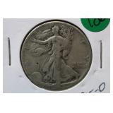 1945-D Silver Walking Liberty Half-Dollar