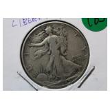 1945 Silver Walking Liberty Half Dollar