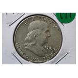 1960 Silver Franklin Half-Dollar