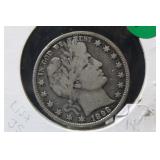 1898 Barber Silver Half Dollar